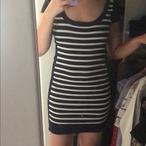 Form fitting philosophy dress